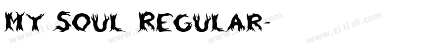 My Soul Regular字体转换